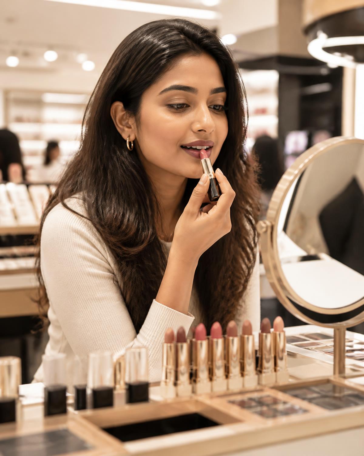 Beauty hall at Bailey Square, Patna